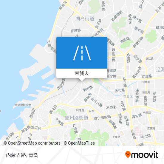 内蒙古路地图