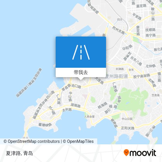 夏津路地图