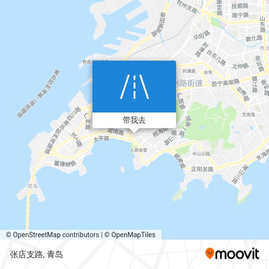 张店支路地图