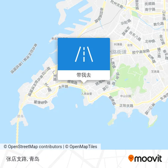 张店支路地图