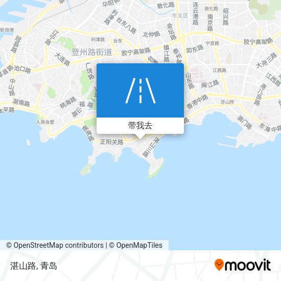 湛山路地图