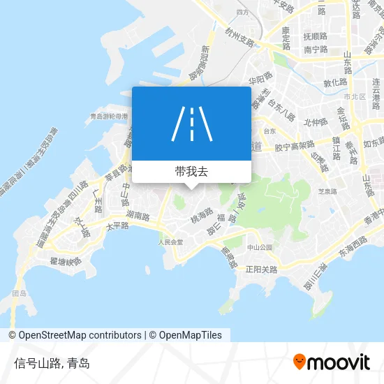 信号山路地图