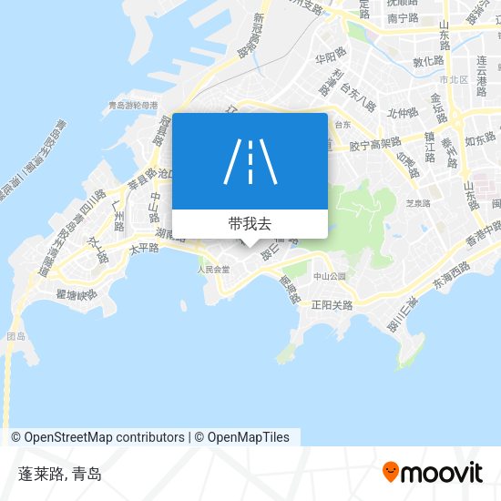 蓬莱路地图