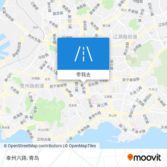 泰州六路地图