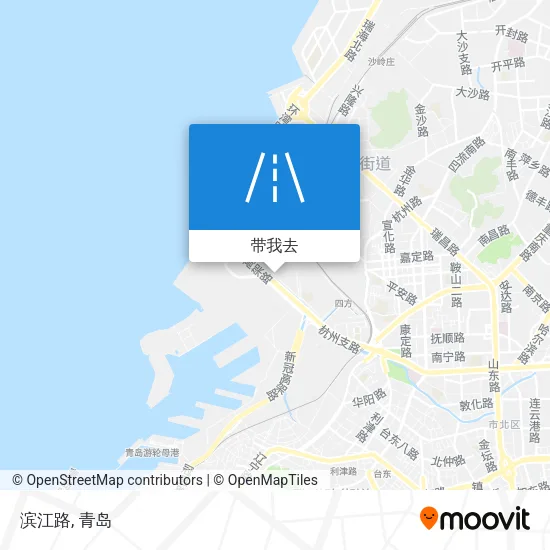 滨江路地图
