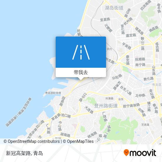 新冠高架路地图