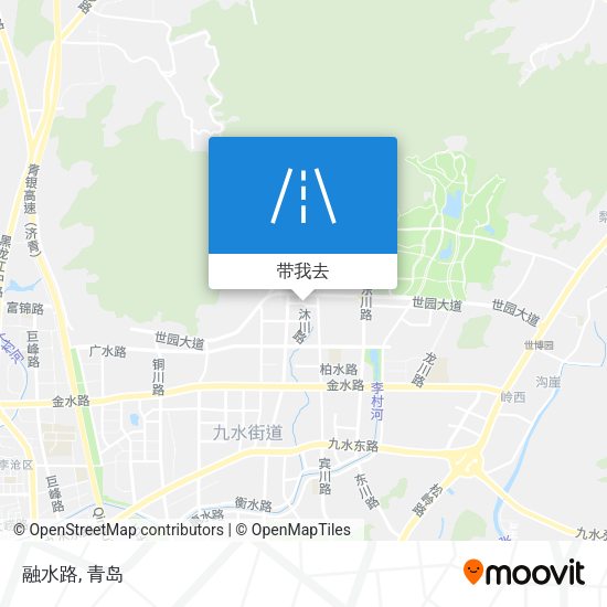 融水路地图