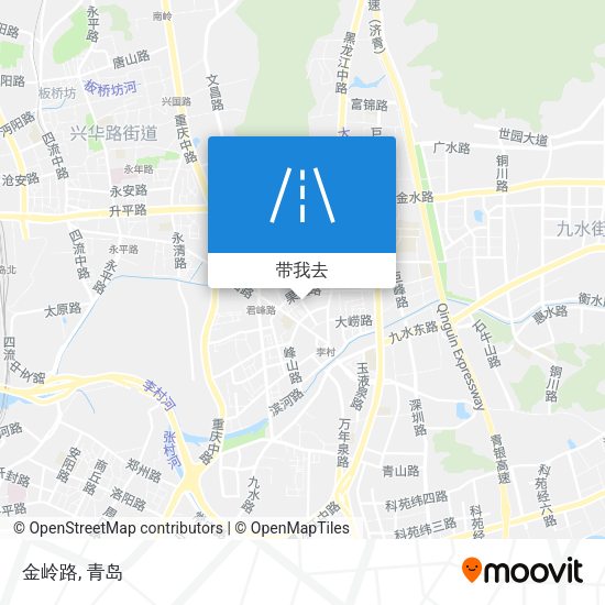 金岭路地图