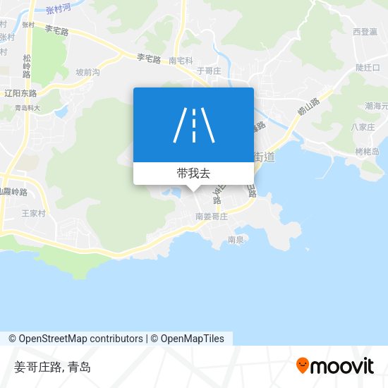 姜哥庄路地图