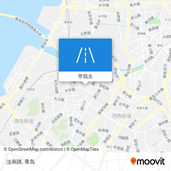 汝南路地图