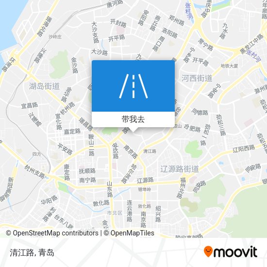 清江路地图