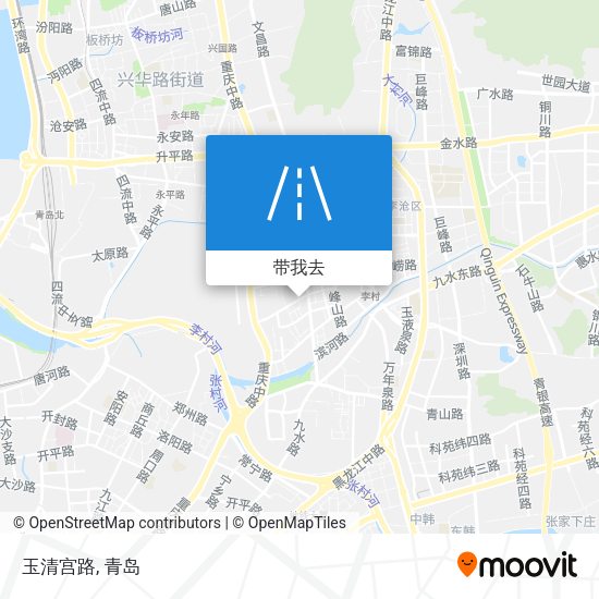 玉清宫路地图