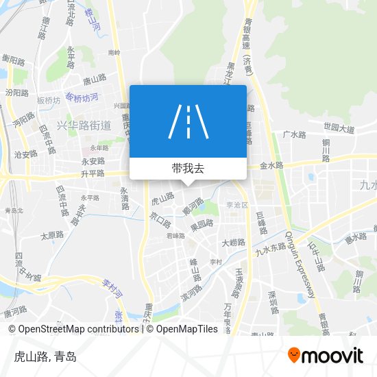 虎山路地图