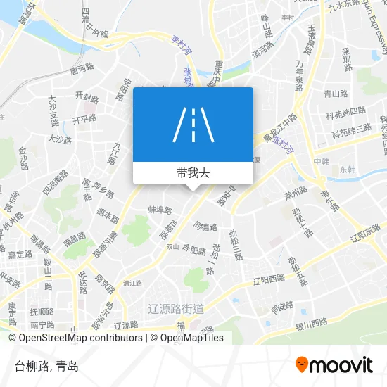 台柳路地图