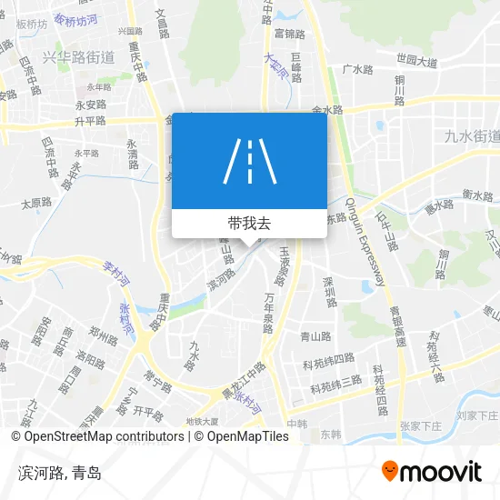 滨河路地图