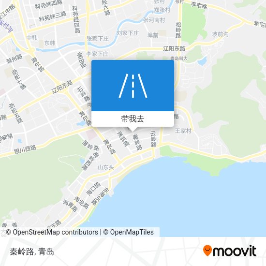 秦岭路地图