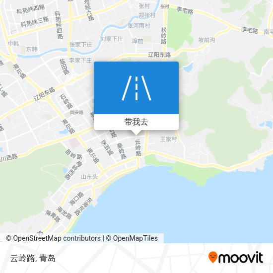 云岭路地图