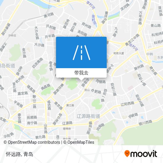 怀远路地图