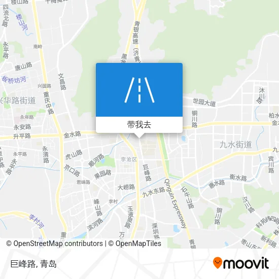 巨峰路地图