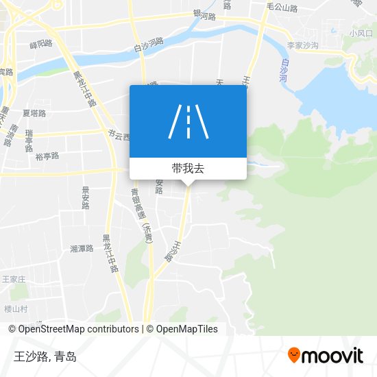 王沙路地图