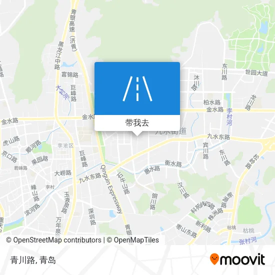 青川路地图