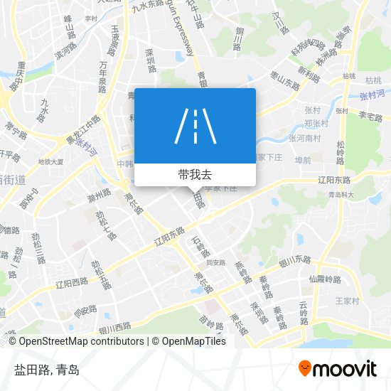 盐田路地图