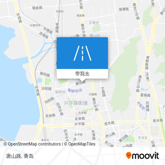 唐山路地图