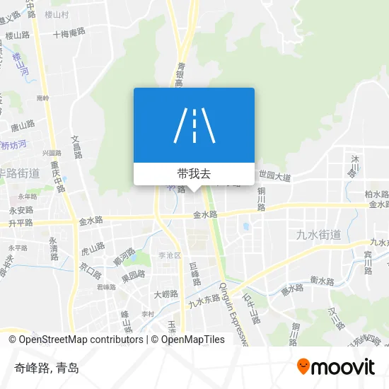 奇峰路地图
