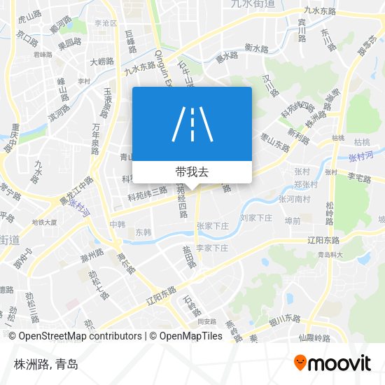 株洲路地图