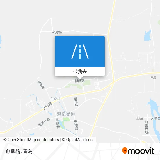 麒麟路地图