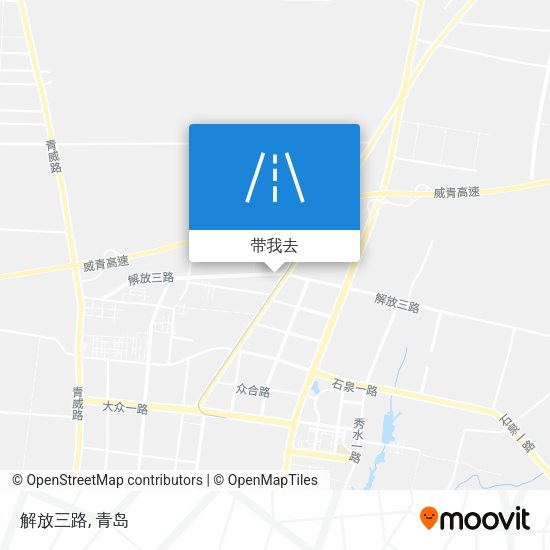 解放三路地图