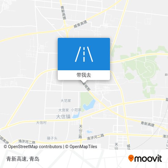 青新高速地图