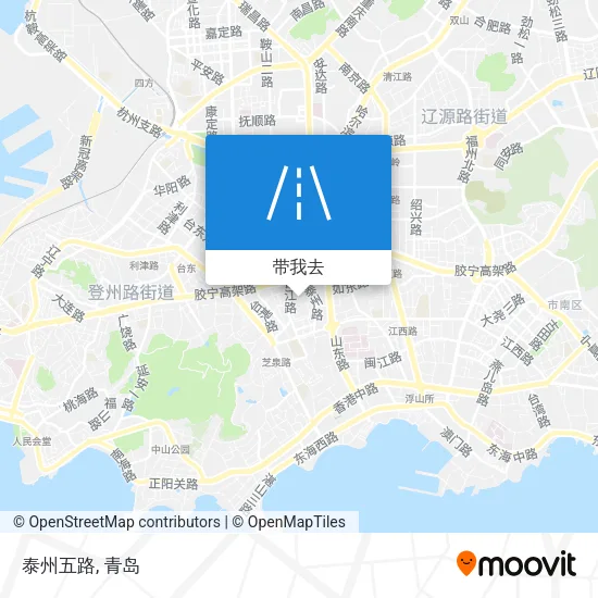 泰州五路地图