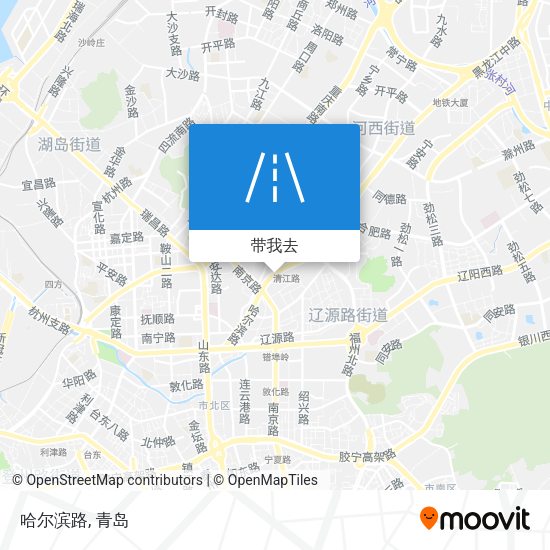 哈尔滨路地图
