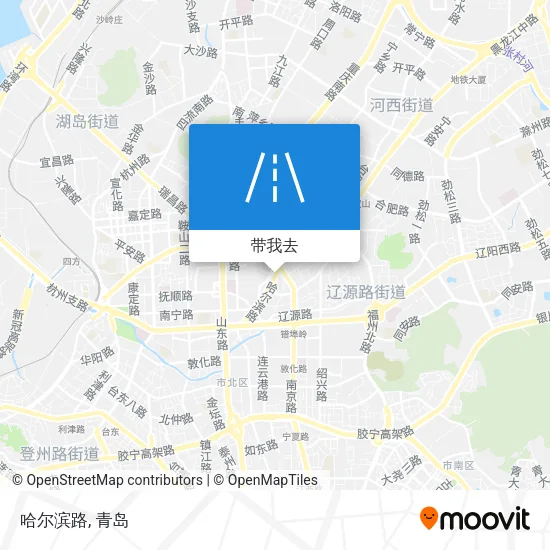 哈尔滨路地图
