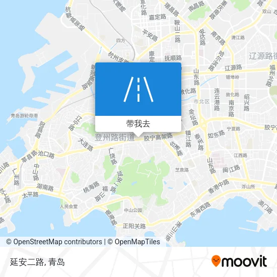 延安二路地图
