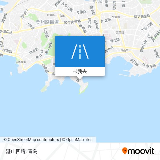 湛山四路地图