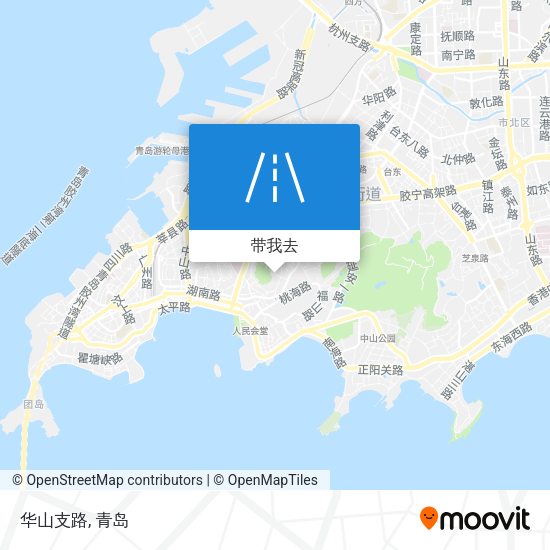 华山支路地图