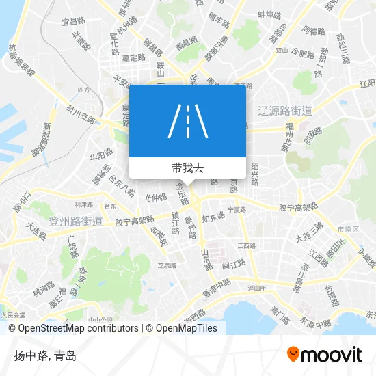 扬中路地图