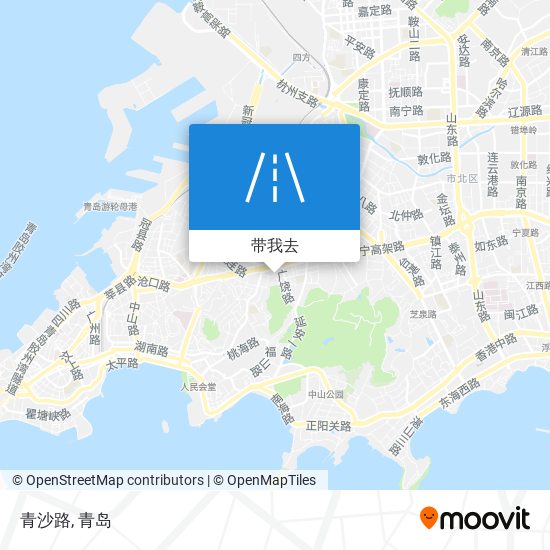 青沙路地图