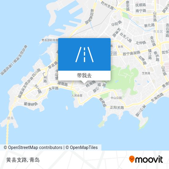 黄县支路地图