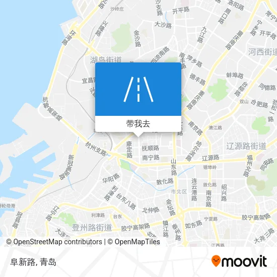 阜新路地图