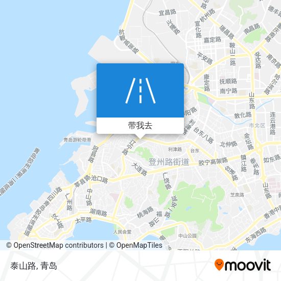 泰山路地图