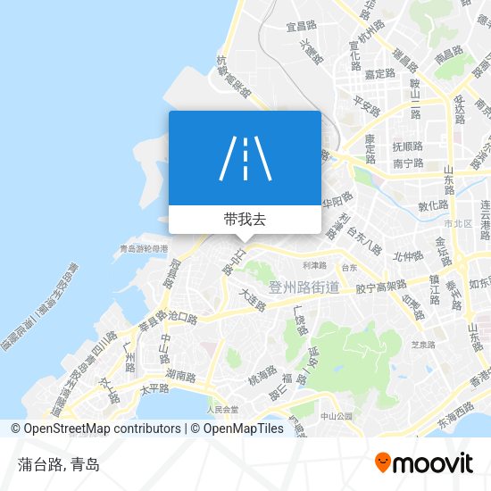 蒲台路地图