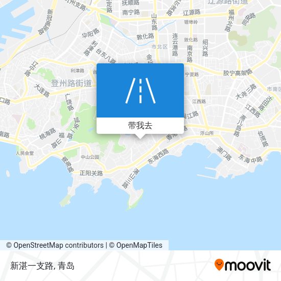 新湛一支路地图