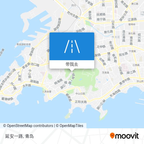 延安一路地图
