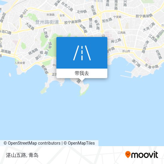 湛山五路地图