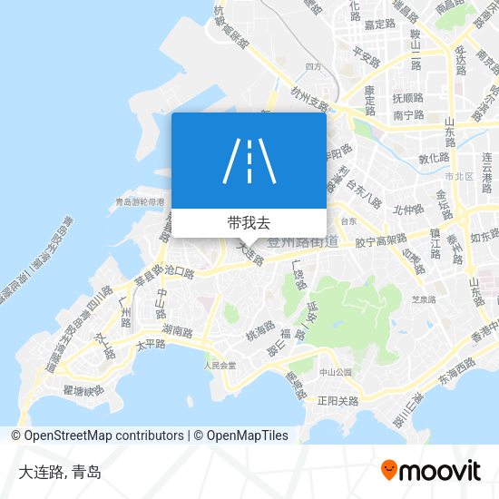 大连路地图