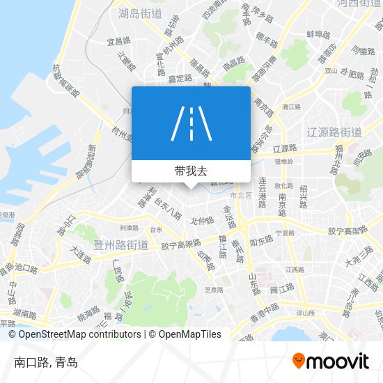 南口路地图