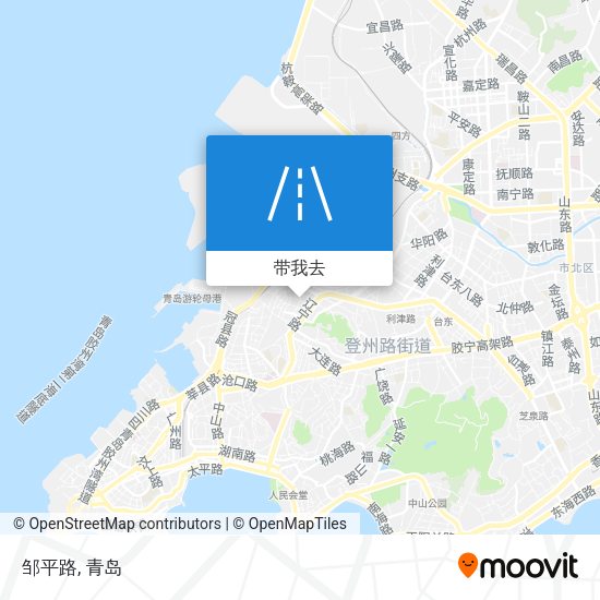 邹平路地图